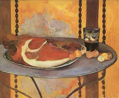 Paul Gauguin Still life with ham (mk07) Sweden oil painting art